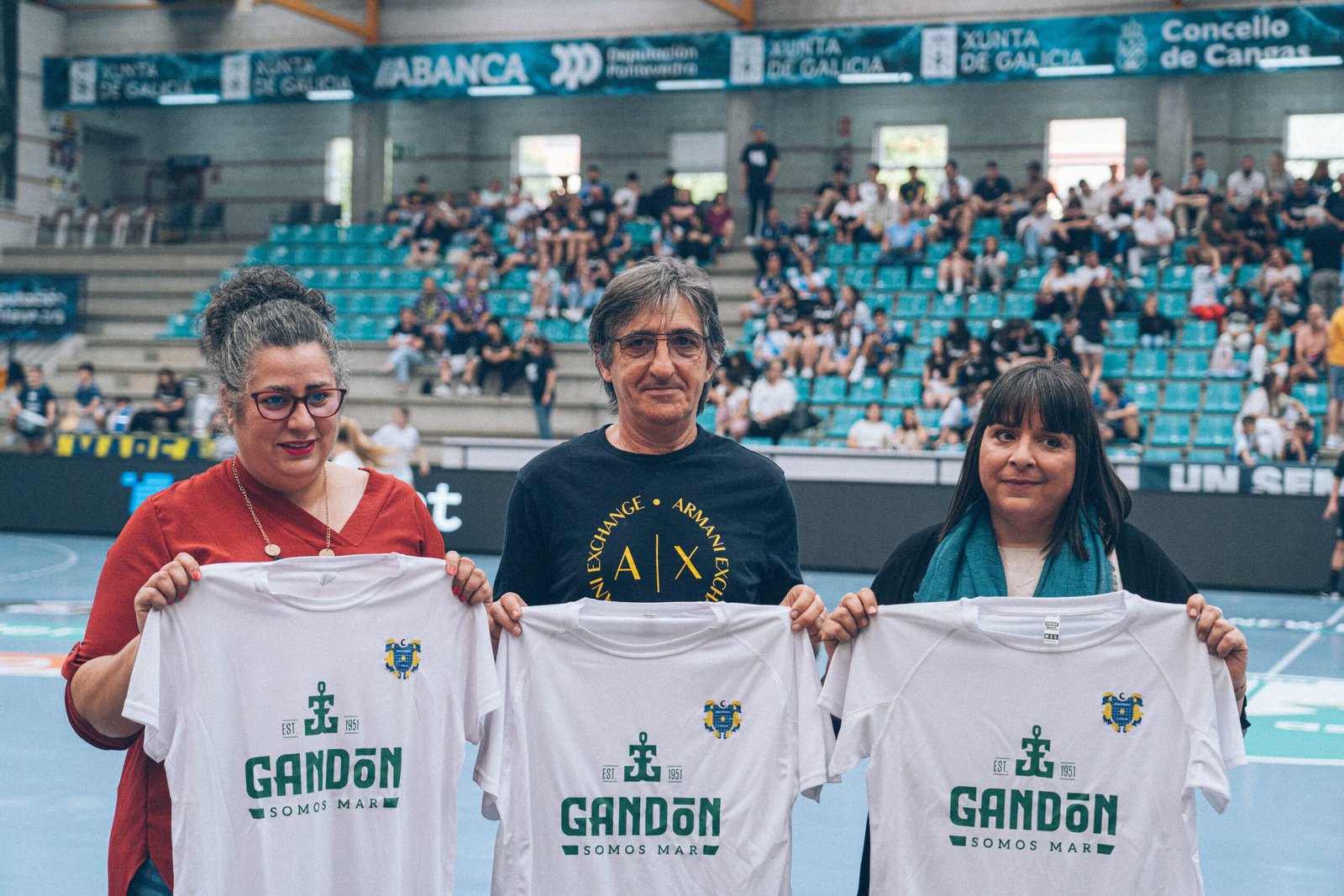 Gandon S.A. co balonmán feminino en Cangas