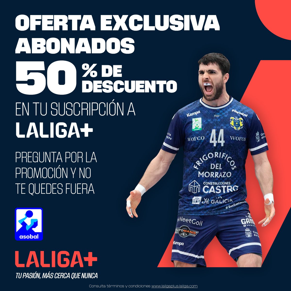 Todo o balonmán de ASOBAL por 55€